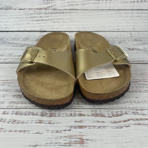 Birkenstock Madrid BS Men 11 Narrow Slide Sandals Gold main image 11